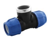 TE ROSCA FEMEA 25X1/2"X25MM PN16 BLUEZONE