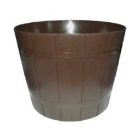 VASO PLASTICO DECORATIVO CHOCOLATE 16L
