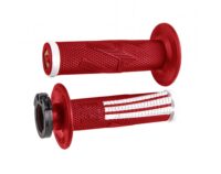 PUNHOS MOTO ODI EMIG PRO V2 VERMELHO/BRANCO