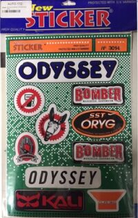 AUTOCOLANTES STICKER BIC 3014