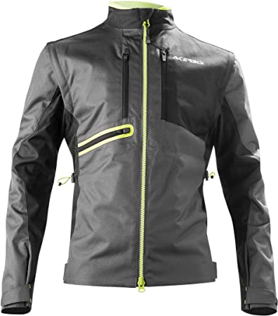 BLUSAO ACERBIS ENDURO-ON PRETO/AMARELO M