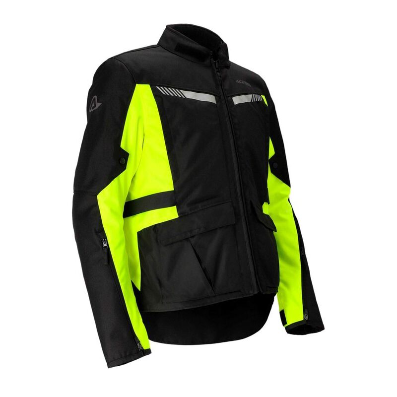BLUSAO ACERBIS CE X-TRAIL PRETO/AMARELO M