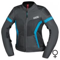 BLUSAO SENHORA MOTOCICLISMO IXS SPORTS TRIGONIS-AIR CINZA/AZUL