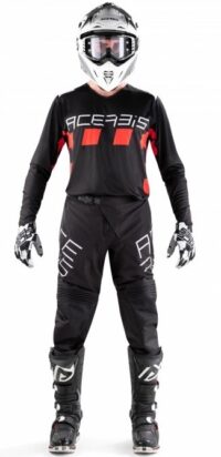 CAMISOLA CROSS ACERBIS MX CHECKMATE PR/VERM XL