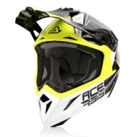 CAPACETE ACERBIS STEEL CARBON BR/AMA L