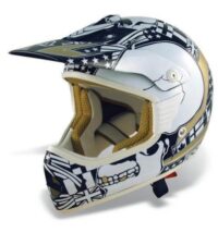 CAPACETE CROSS ACERBIS X-FIBRA SKELETON BRANCO XXL
