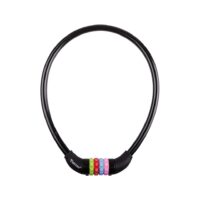 CADEADO AÇO C/CODIGO 12MM 0.65M PRETO TEKMAX