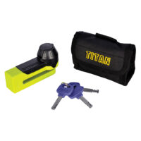 CADEADO P/DISCO TRAVAO OXFORD TITAN AMARELO Ø10MM