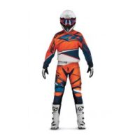 CAMISOLA CROSS ACERBIS MX X-GEAR LARANJA/AZUL L
