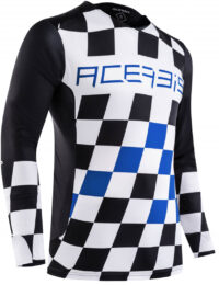 CAMISOLA ACERBIS MX START&FINISH PR/AZ L