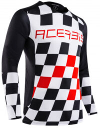 CAMISOLA ACERBIS MX START&FINISH PR/VERM L