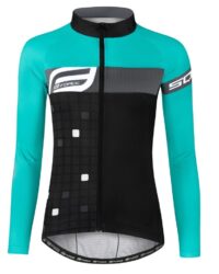 CAMISOLA FORCE SENHORA F SQUARE M.COMP PR/TURQ M