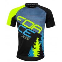 CAMISOLA FORCE MTB X5 AZUL/FLUO L