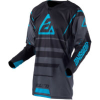 CAMISOLA CROSS ANSWER ELITE FORCE ANTRACITE/PR/AZ S