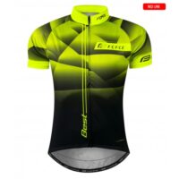 CAMISOLA CICLISMO FORCE BEST FLUO/PRETO M