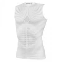 CAMISOLA INTERIOR CICLISMO FORCE TROPIC CAVAS BRANCO L/XL