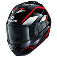 CAPACETE SHARK EVO ES YARI PR/VERM/BR (KRW) L