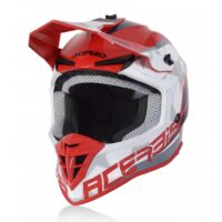 CAPACETE ACERBIS PROFILE 4 BR/VERM M