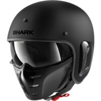 CAPACETE SHARK DRAK BLANK MAT PRETO L