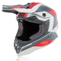 CAPACETE ACERBIS IMPACT STEEL JR VERM/CZ 52