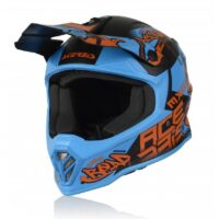 CAPACETE ACERBIS IMPACT STEEL JR AZ/VERM 54