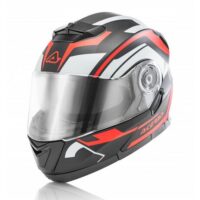 CAPACETE ACERBIS SEREL PRETO/VERMELHO S