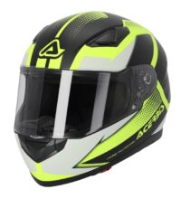 CAPACETE ACERBIS X-STREET FS-816 PRETO/AMARELO FLUOR M