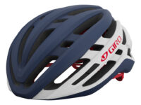 CAPACETE BICICLETA GIRO AGILIS AZUL M/BRANCO/VERM  MATE M