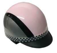 CAPACETE NEDIMOTO (PENICO) RISCAS ROSA/CINZA