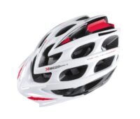 CAPACETE CICLISMO TEKMAX SUPERLITE HB23 BR/VERM M