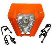 CARENAGEM FAROL TIPO KTM LARANJA TNT