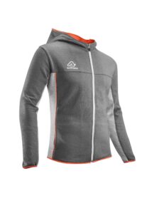 CASACO ACERBIS BELATRIX F/ZIP HOODIE CINZA/LARANJA M