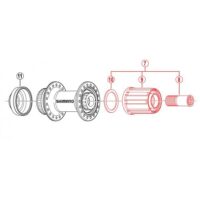CEPO CUBO BICICLETA SHIMANO FH-RM35 8/9/10V