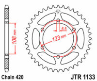 CREMALHEIRA JTR1133-52D APRILIA RX50
