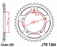 CREMALHEIRA JTR1304-41D HONDA CB600/CBR900