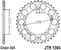 CREMALHEIRA JTR1304-44D HONDA CB600/CBR900