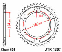 CREMALHEIRA JTR1307-46D HONDA CBR900RR