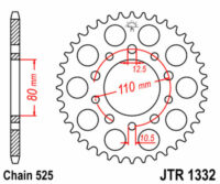 CREMALHEIRA JTR1332-37D HONDA CB500/750