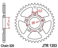 CREMALHEIRA JTR1353-40D