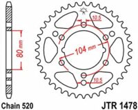 CREMALHEIRA JTR1478-34D