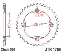 CREMALHEIRA JTR1760-36D SUZ LTR450