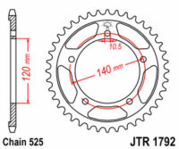 CREMALHEIRA JTR1792-47D SUZ GSXR600