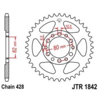 CREMALHEIRA JTR1842-54D YA TW125