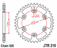 CREMALHEIRA JTR210-49D (HONDA CR/CRF/XR)