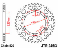 CREMALHEIRA JTR245/3-43D