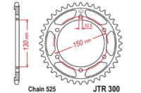 CREMALHEIRA JTR300-47D (HONDA XL600)