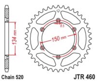 CREMALHEIRA JTR460-48D (KAW KX/KLX)