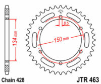 CREMALHEIRA JTR463-48D KAW KMX125