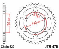 CREMALHEIRA JTR475-42D