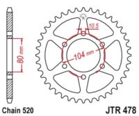 CREMALHEIRA JTR478-43D